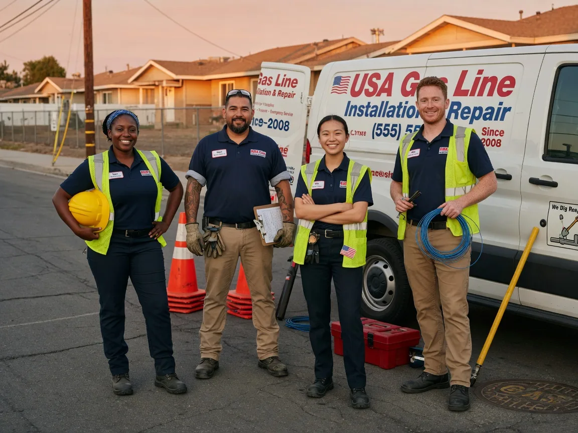 Gas Line Installation company in Panama, NE